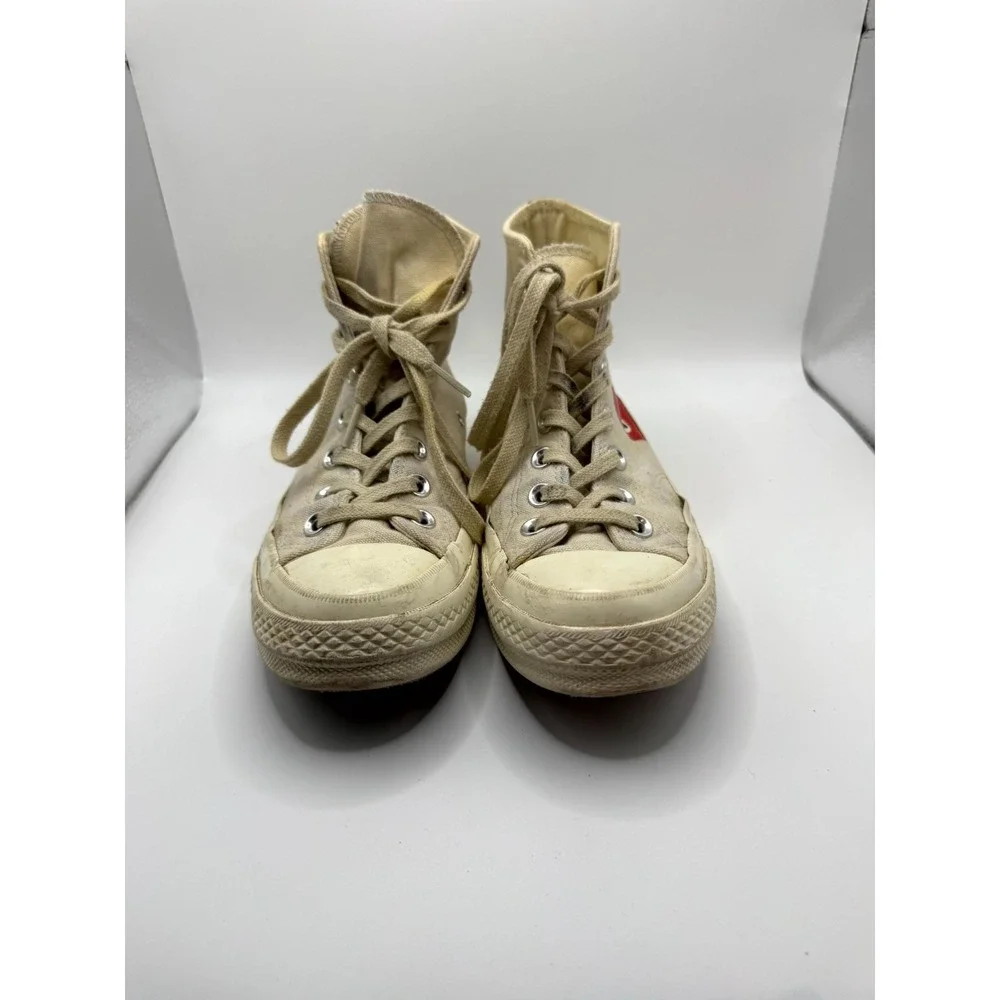 Converse Comme des Garcons Play Chuck 70 High Milk 150205C Women 6 Sneaker White
